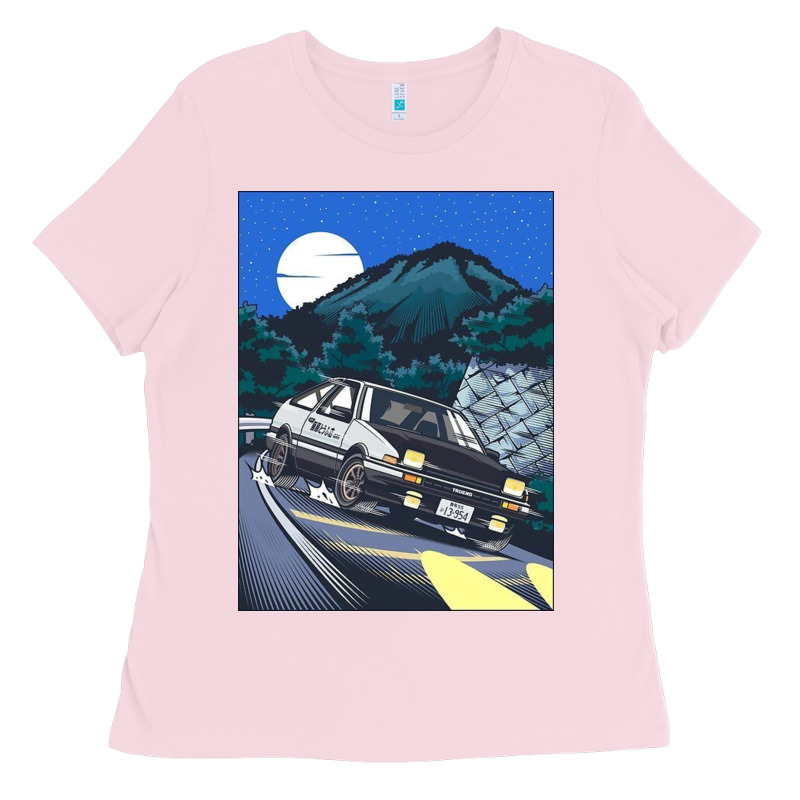 Initial D Poster Hipster Ladies Tee by ArtChic | Teevron