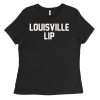 Black louisville lip Ladies Tee - ArtChic