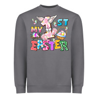 Storm My 1st Easter Heavyweight Sweatshirt - CowhideDigitalArt