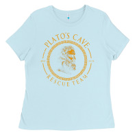 Baby Blue platos cave rescue team ancient greek philosophy p Ladies Tee - ArtChic