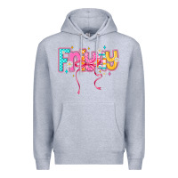 Heather Grey friyay Premium Hoodie - CowhideDigitalArt