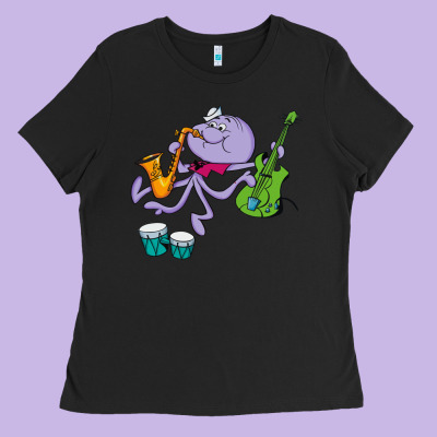 Squiddly Diddly Ladies Tee Designed By Artchic