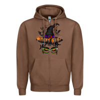 Chestnut witchy gigi Zipper Hoodie - RacoonDesign