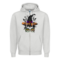 Dove Grey witchy gigi Zipper Hoodie - RacoonDesign