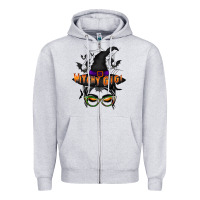Heather Grey witchy gigi Zipper Hoodie - RacoonDesign