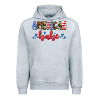 Heather Grey American babe Urban Hoodie - AdoDesignShop