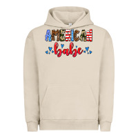 Pigment French Oak American babe Urban Hoodie - AdoDesignShop