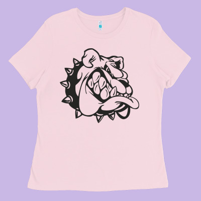 English Bulldog Ladies Tee Designed By Artchic