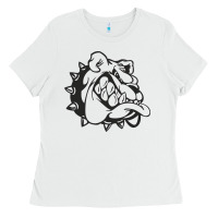 White english bulldog Ladies Tee - ArtChic