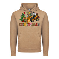 Vintage Coffee i dig christmas bulldozer Vintage Hoodie - CowGirlArtShop