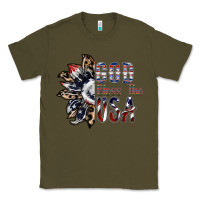 Army Green god bless the usa Classic Tee - SublimationCraftShop