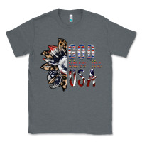 Charcoal Heather god bless the usa Classic Tee - SublimationCraftShop