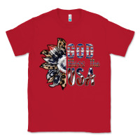Red god bless the usa Classic Tee - SublimationCraftShop