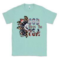 Seafoam god bless the usa Classic Tee - SublimationCraftShop