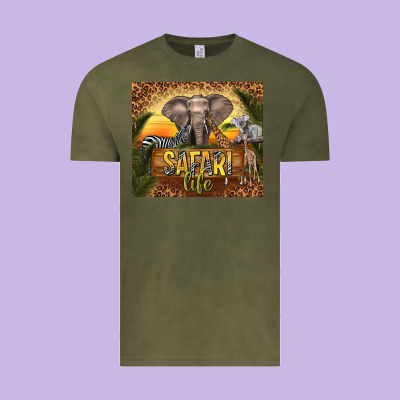 Safari Life Vintage Tee Designed By Tumblerdesignbyshophia