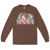 Chestnut Easter Bunny Mama  mother's day Long Sleeve Tee - HowdyJamesFarm