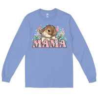 Colony Blue Easter Bunny Mama  mother's day Long Sleeve Tee - HowdyJamesFarm