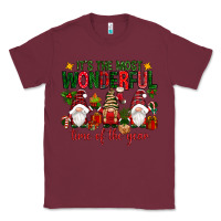 Burgundy It's the most wonderful time of the year Classic Tee - NancyCooperArtShop