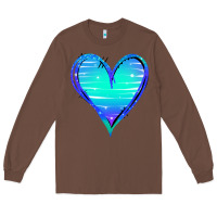 Chestnut Mermaid Heart Long Sleeve Tee - Jasminsmagicworld