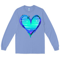 Colony Blue Mermaid Heart Long Sleeve Tee - Jasminsmagicworld