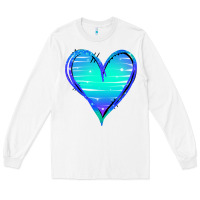 White Mermaid Heart Long Sleeve Tee - Jasminsmagicworld