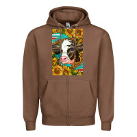 Chestnut Cute Baby Calf Zipper Hoodie - LillyAllenDesigns