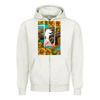 Oatmeal Heather Cute Baby Calf Zipper Hoodie - LillyAllenDesigns