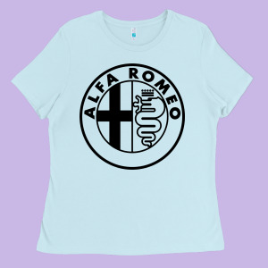Alfa Racing Big Ladies Tee Designed By Pixelflow