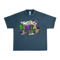 Midnight Navy dental hygienest mardi gras Urban Heavy Tee - CowGirlArtShop