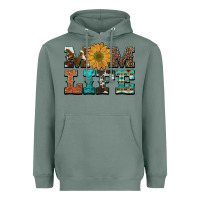 Sage western cowhide leopard turquoise  leather aztec sunflower mom Heavyweight Hoodie - Artiststas
