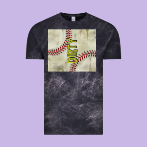 Dirty Baseball Vintage Tee Designed By Tumblerdesignbyshophia