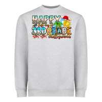 Heather Grey name farewell 3rd grade  hello summer Heavyweight Sweatshirt - CowhideDigitalArt