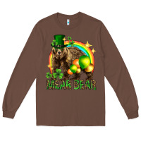 Chestnut St. Patrick's Day mear bear Long Sleeve Tee - HowdyJamesFarm