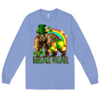 Colony Blue St. Patrick's Day mear bear Long Sleeve Tee - HowdyJamesFarm