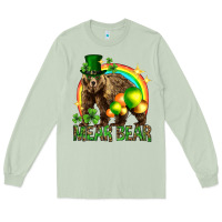 Matcha St. Patrick's Day mear bear Long Sleeve Tee - HowdyJamesFarm