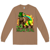 Toasted Coconut St. Patrick's Day mear bear Long Sleeve Tee - HowdyJamesFarm