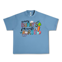 Pebble Blue Every Bunnys Favorite Nurse Urban Heavy Tee - RanaPortraitStore