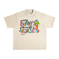 Sandshell Every Bunnys Favorite Nurse Urban Heavy Tee - RanaPortraitStore