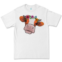 White cow with flowers Premium Tee - Bettercallsaul