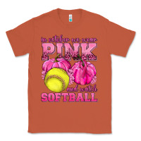 Copper In October We Wear Pink and Watch Softball Classic Tee - texasbilliewilder