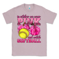 Lilac In October We Wear Pink and Watch Softball Classic Tee - texasbilliewilder