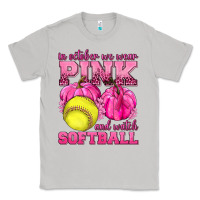 Moon Dust In October We Wear Pink and Watch Softball Classic Tee - texasbilliewilder