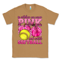 Toasted Coconut In October We Wear Pink and Watch Softball Classic Tee - texasbilliewilder