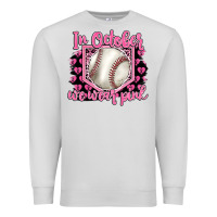 Dove Grey in october we wear pink baseball Premium Sweatshirt - BarkalooDesign