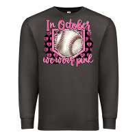Smoke in october we wear pink baseball Premium Sweatshirt - BarkalooDesign