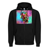 Black Colorful Unicorn Horse Zipper Hoodie - LillyAllenDesigns