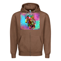 Chestnut Colorful Unicorn Horse Zipper Hoodie - LillyAllenDesigns