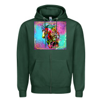 Sports Green Colorful Unicorn Horse Zipper Hoodie - LillyAllenDesigns