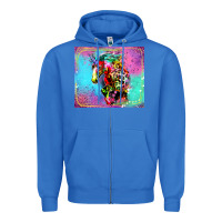 True Royal Colorful Unicorn Horse Zipper Hoodie - LillyAllenDesigns