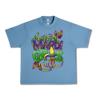 Pebble Blue happy mardi gras yall Urban Heavy Tee - CowGirlArtShop